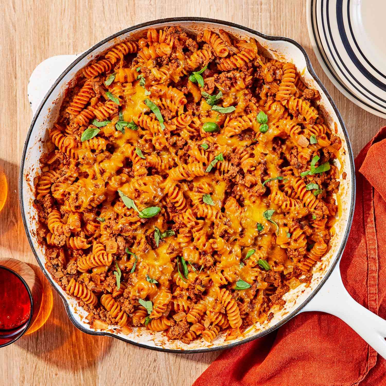 creamy tomato beef pasta recipe