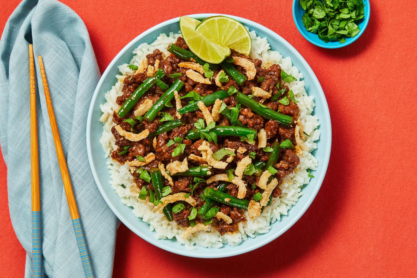 Thai Sweet Chilli Beef Bowls recipe